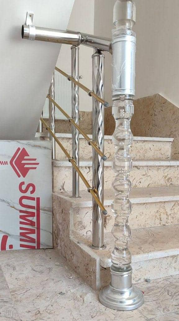 اجرا و نصب حفاظ و نرده استیل بمدیریت آقای بهاری در تبریز